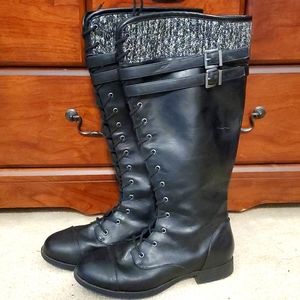 Torrid Wide Calf Laceup Boots